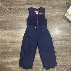 Toddler Girl Snozu Navy Blue Insulated Snowsuit One Piece Winter 3T